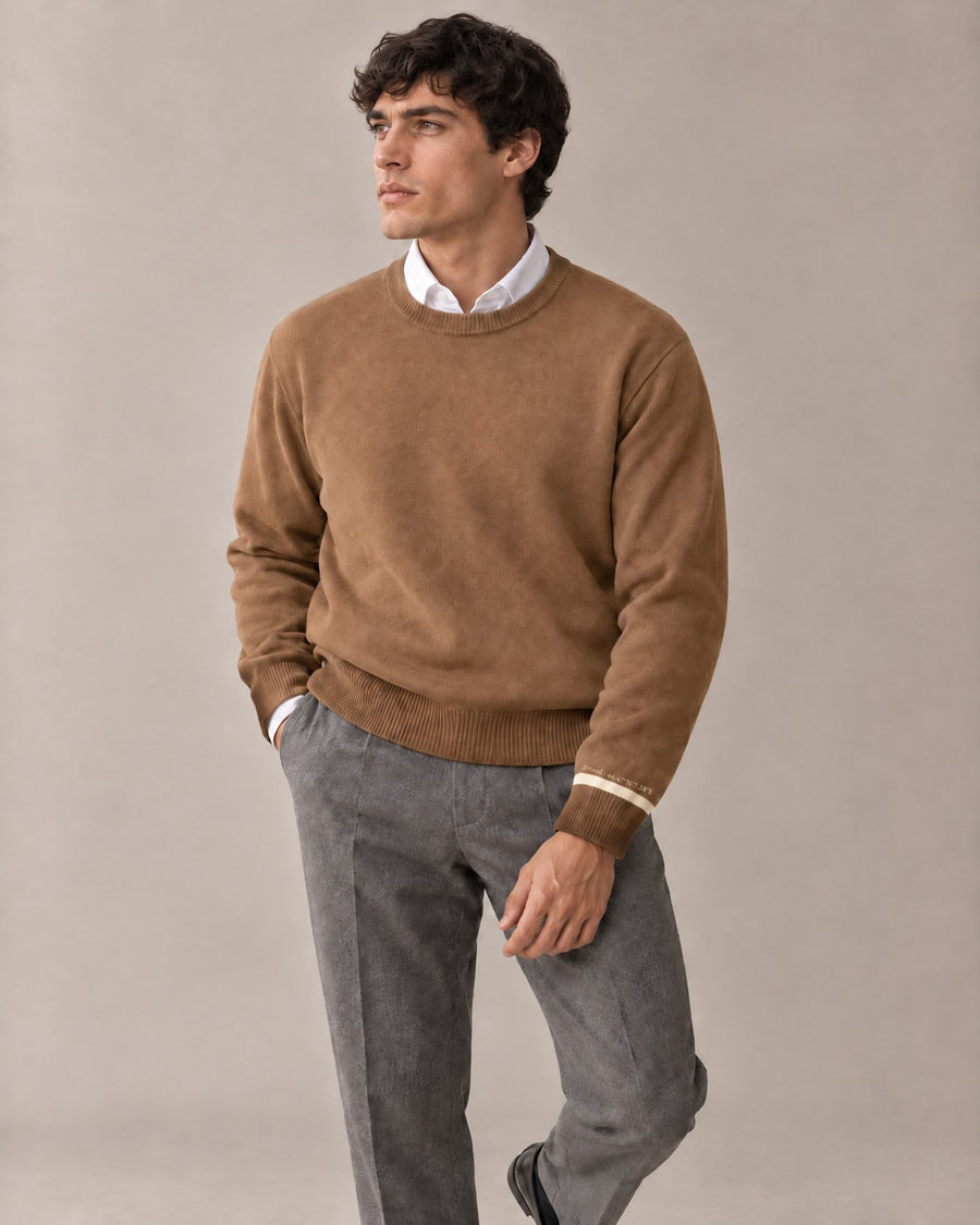der merino-rundhals · camel · gstaad