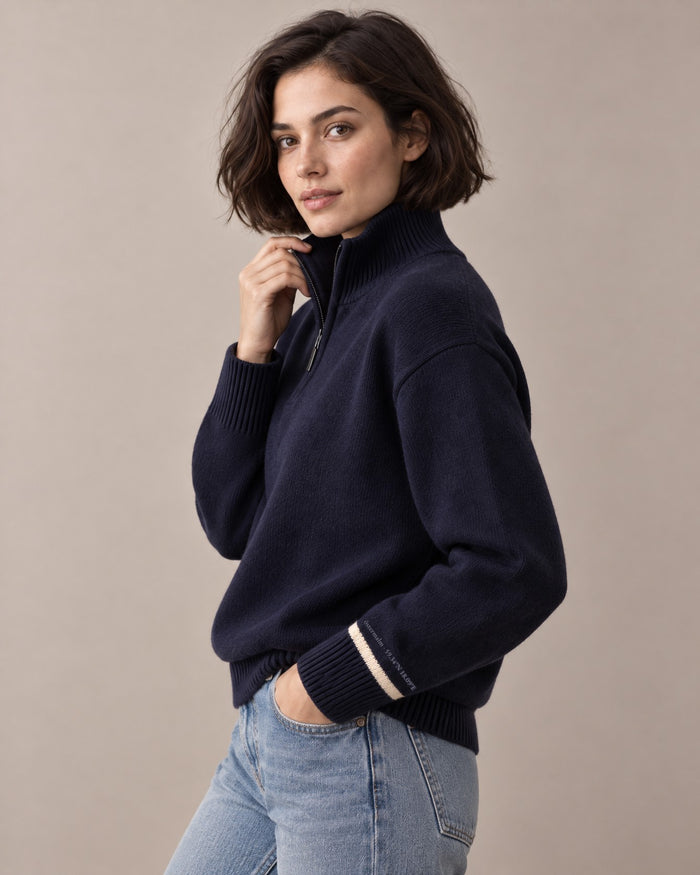 the merino quarter-zip
